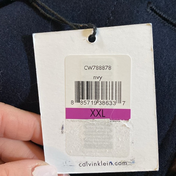 Calvin Klein Coats Wool 61% - Picture 5 of 5